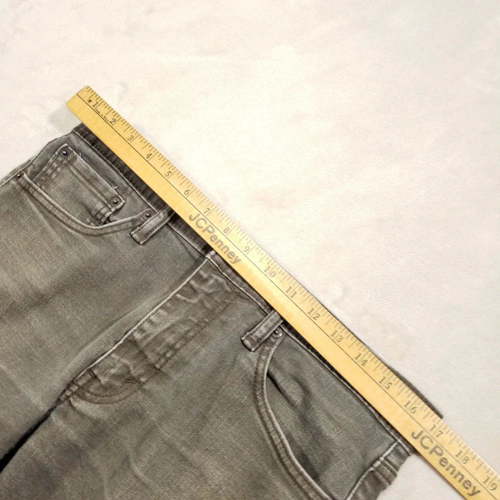 Levi's 511 Jeans Mens 33x32 Gray Slim Fit Stretch Denim Pants Casual‎ 2500